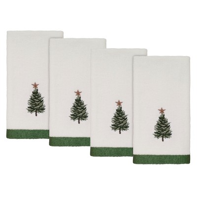 Avanti Linens Trees 4-Pack Fingertip Towel Set