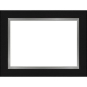 Amanti Art Eva Black Silver Framed Dry Erase Magnetic Board - 1 of 4