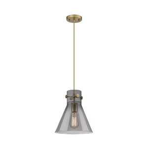 Newton Cone - 1 Light Pendant In Industrial Style-11 Inches Tall and 10 Inches Wide - 1 of 1