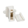 Vickerman White Female Quick Zip Plug for SPT-1, 18 Gauge Wire, 10/Pack - 2 of 3