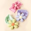MyKids-USA Baby 3D Cotton Filled Flower Patched Design Headbands - 3 of 4