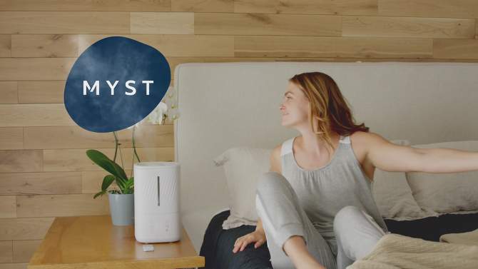 Miko Myst Ultrasonic Humidifier with Cool and Warm Mist, 2 of 10, play video