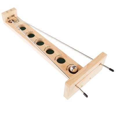 Toy Time Vintage Wooden Shoot the Shot Table Top Game