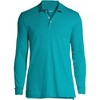 Lands' End School Uniform Men's Long Sleeve Interlock Polo Shirt - 3 of 4