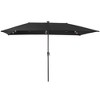 Sonkuki 10 x 6.5Ft Solar-powered Double-Sided Patio Umbrella with Large Canopy Outdoor Table Umbrella for Garden, deck and pool - 2 of 4