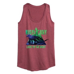 Women's - How to Train Your Dragon - Night Fury Light Up The Night Graphic Racerback Tank - 1 of 4