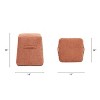 Vynxaria Clyde 14" Tapered Square Upholstered Ottoman ¨C Versatile & Stylish for Any Space - 4 of 4