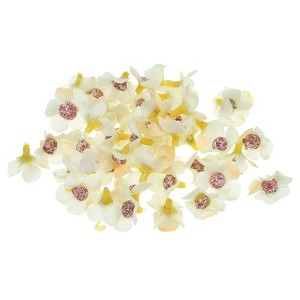 Unique Bargains Silk Realistic Handmade Decorative Artificial Daisy Flower Heads 50 Pcs - 1 of 4
