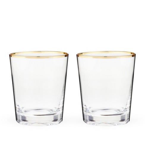 Twine Gilded Glass Tumbler, Set of 2