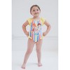 CoComelon Tomtom Yoyo JJ Girls One Piece Bathing Suit Toddler - 2 of 4