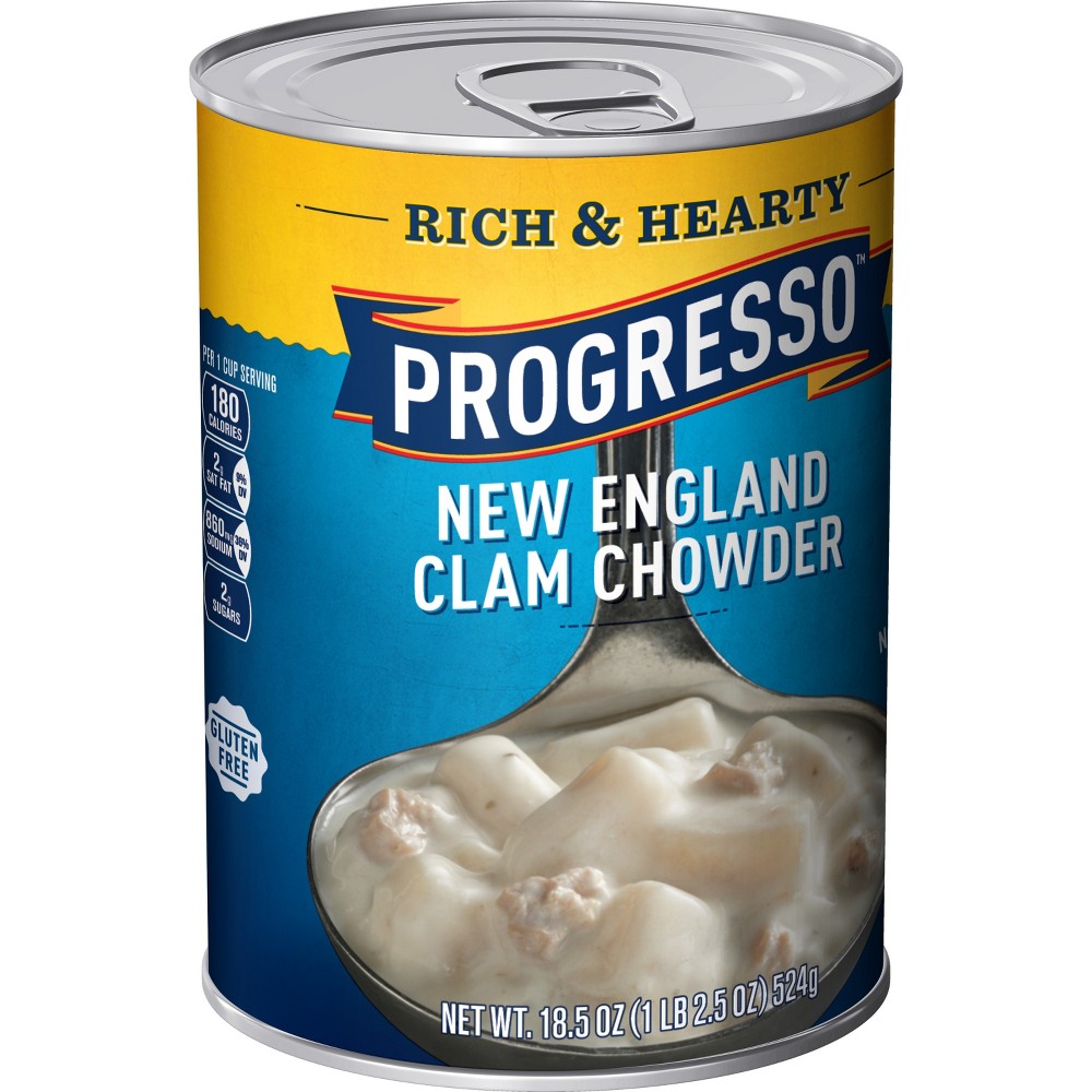 UPC 041196914153 product image for Progresso Rich & Hearty New England Clam Chowder - 18.5oz | upcitemdb.com