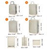 Unique Bargains Compression Packing Cube Expandable Storage Travel Luggage Organizers 7 Pcs - 2 of 3