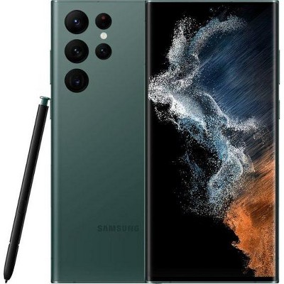 Samsung Galaxy S22 Ultra 5G Smartphone 128GB 8GB 6.8" Dynamic AMOLED Screen 12MP Camera Fully Unlocked SM-S908U Manufacturer Refurbished