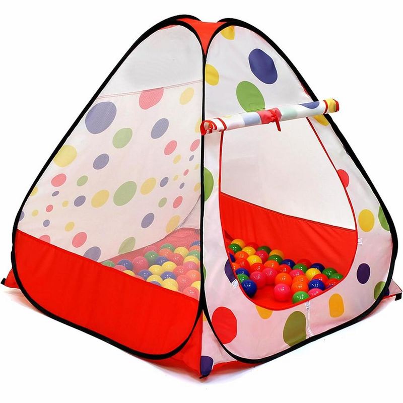 Kiddey Ball Pit Play Tent, Perfect Playhouse for Kids, Foldable and Easy Set Up - Triangle Design, 1 of 8