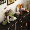 Famapy Black and Gold Horizontal Dresser: Partitioned Storage Areas, Sturdy and Long - Lasting for a Luxurious Lifestyle - 4 of 4