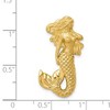 Black Bow Jewelry 14k Yellow Gold Mermaid Slide Pendant, 17 x 28mm - 4 of 4