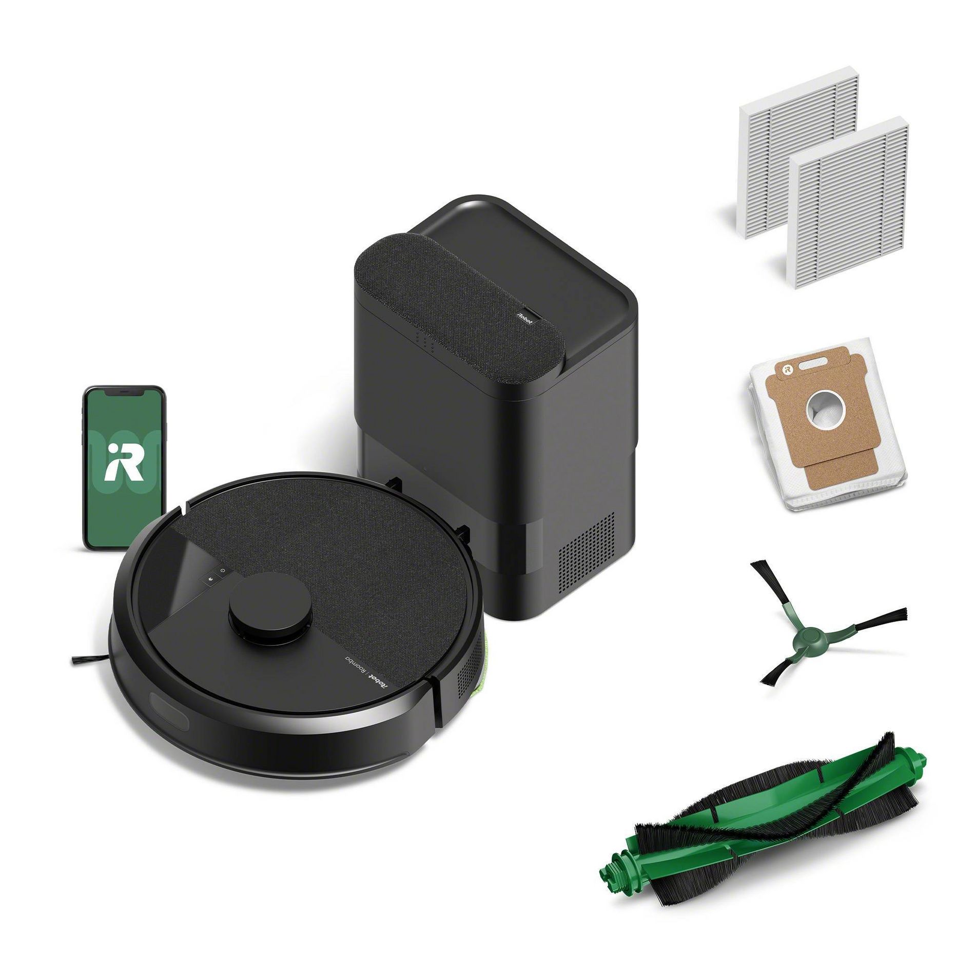 iRobot Roomba 105 Vacuum + AutoEmpty Dock Self-Empties 75 Days, Easy-to-Use, Intense Power-Lifting Suction, Multi-Surface Cleaning, LiDAR