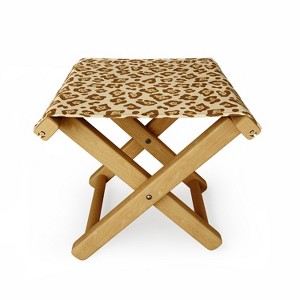 Society6 Avenie Jaguar Print Outdoor Ottoman - 1 of 3