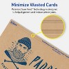 Avery Cards with Rounded Corners, 5" x 7", Kraft Brown, 100ct - 4 of 4