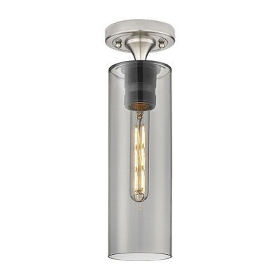 Crown Point - 1 Light Flush Mount In Industrial Style-15 Inches Tall and 3.88 Inches Wide