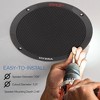 Waterproof 6.5" Marine Component Speakers for Outdoor Use with 400W Max Power, Easy to Install, 2-Pack - 4 of 4