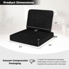 Costway 2/4/6-Pack 24" x 24" Deep Seat Cushion & Back Pillow with Removable Covers Outdoor Brown/Navy/Gray/Black - 2 of 4