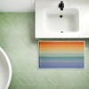 Stupell Industries Rainbow Stripes Gradient Printed Plush Bath Mat And Bath Rug, Design By Darlene Seale, 18"X30" - 3 of 4