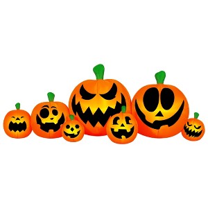 Occasions Airflowz Inflatable Pumpkin Patch, 8 ft Tall, Multicolored - 1 of 2