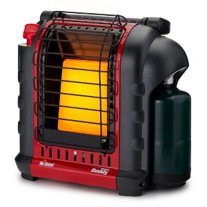 Mr. Heater MH-F232000 Portable Buddy 9,000 BTU Propane Gas Radiant Heater with Piezo Igniter for Outdoor Camping, Job Site, Hunting, and Tailgates - 1 of 4