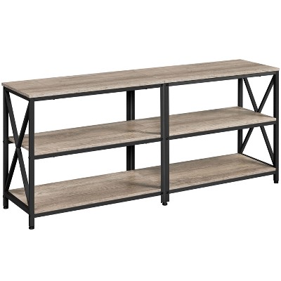 Yaheetech 55inch  Industrial TV Stand TV Console Table for TVs up to 65 Inch