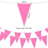 Unique Bargains Outdoor Garden Wedding Birthday Decoration Pennant Flag Banner 100ft - 2 of 4