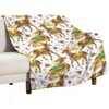 DSANE Christmas Reindeer 1 Christmas Throw Blanket Soft Fleece Christmas Blanket Cozy Flannel Throw for Couch Bed - 3 of 4