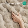 Fluffy Faux Fur Throw Blanket Fuzzy Soft Bubble Blanket for Couch Bed Sofa Chair Faux Fur Decor Gifts for Home Bedroom Living Room Thick Warm Furry Co - 4 of 4