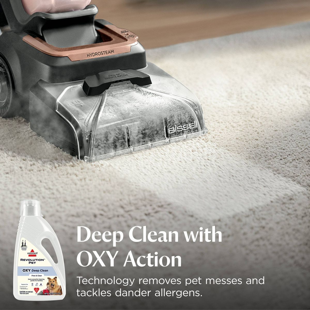BISSELL Fresh Free & Clear Revolution Pet Deep Clean Carpet Formula - 60 fl oz - thumbnail 6