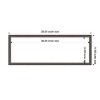 Amanti Art 14"x38" Florence Pewter Framed Magnetic Dry Erase Board - 4 of 4