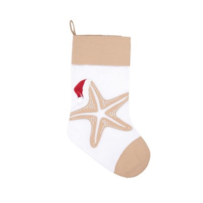 C&F Home Seaside Starfish Christmas Stocking