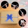 Unique Bargains Plastic Durable Glossy Appearance Waterproof Gift Wrap Satin Pull Bows 100 Count - 4 of 4