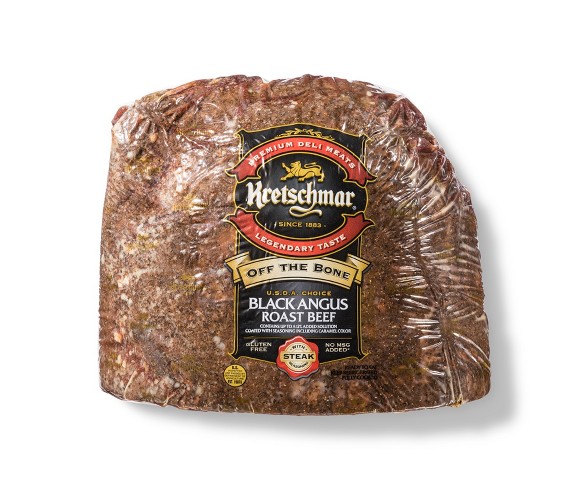 Kretschmar Off the Bone Black Angus Roast Beef - Price Per lb.