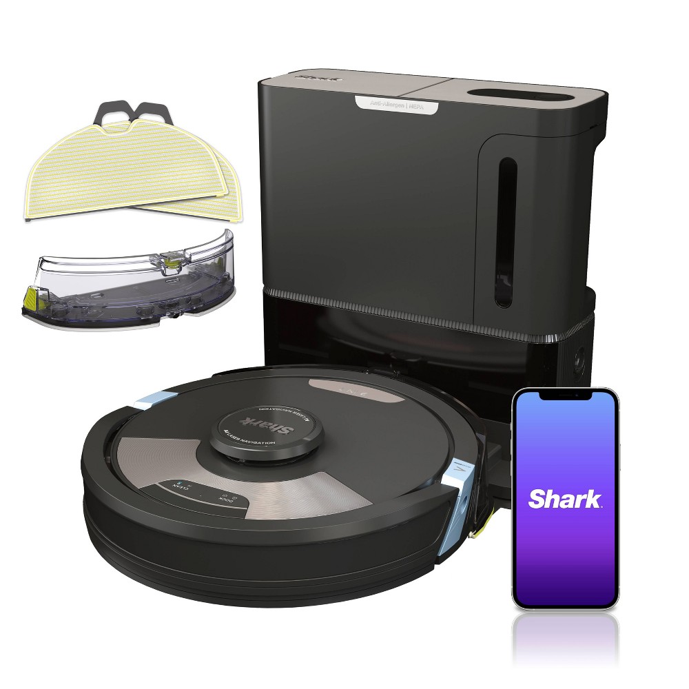 Shark AI Ultra 2in1 Robot Vacuum & Mop with Sonic Mopping, Matrix Clean, HEPA Bagless Self Empty - RV2610WA