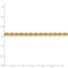 Black Bow Jewelry 5mm, 14k Yellow Gold, Handmade Solid Rope Chain Bracelet - 4 of 4