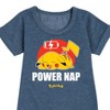 - Pokémon - Pikachu Power Nap Graphic Short Sleeve Fleece Dress - 2 of 4