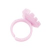 Unique Bargains Portable Heart-shaped Glue Rings 100 Pcs - 4 of 4