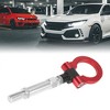 Unique Bargains Red Bumper Trailer Ring Eye Towing Tow Hook Screw for Volkswagen Golf 10.16"x2.36" - 2 of 4