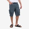 X RAY Men's Belted 12.5" Inseam Knee Length Cargo Shorts (plus size shorts in available) - 4 of 4