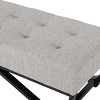 Vynxaria Modern 54" Ottoman Bench - Stylish & Versatile Home Accessory - 3 of 4