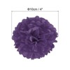 Unique Bargains Decorative Reusable Party Wedding Tissue Pom Poms Flowers 10 Pcs - 2 of 4