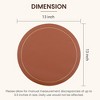 REGALWOVEN Faux Leather Heat Resistant Waterproof Wipeable Place Mats 6 Pcs - 3 of 4