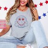 Simply Sage Market SmileyWorld Leopard Smiley Peace Sign Short Sleeve Tee - 3 of 4