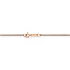 Black Bow Jewelry 0.7mm, 14k Rose Gold, Diamond Cut Ropa Chain Necklace - 4 of 4
