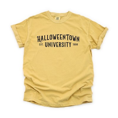 Simply Sage Market Women's Halloween Town University Short Sleeve Garment Dyed Tee